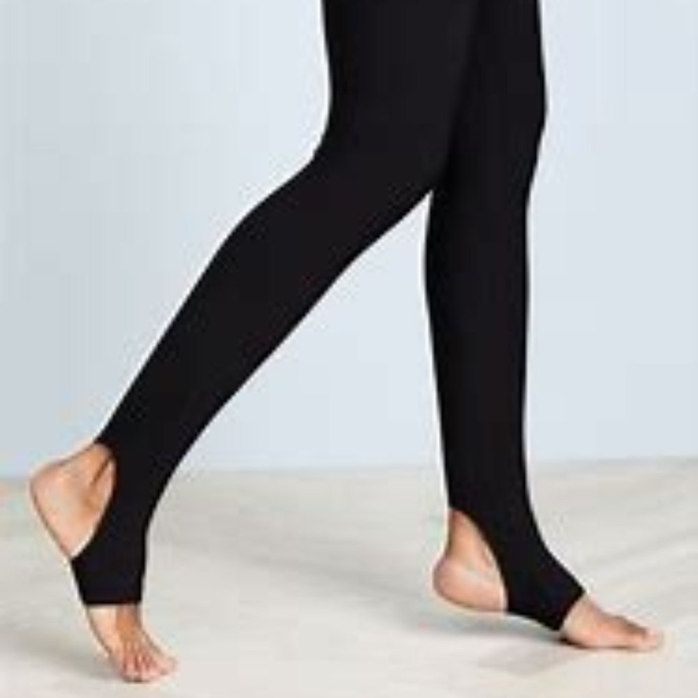 RESERVED--   Plush Extra Soft Fleece-Lined Stirrup Tights NWT, 2 pairs - Picture 2 of 7